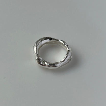 [ mint ] nuanced pinky ring [ silver ]