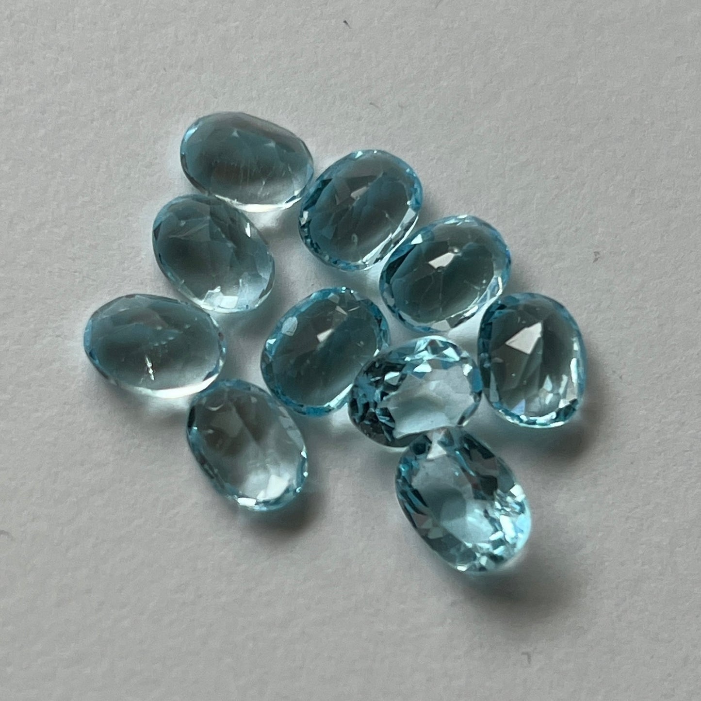 [ sky blue topaz  ] um gold ring [ free size ]