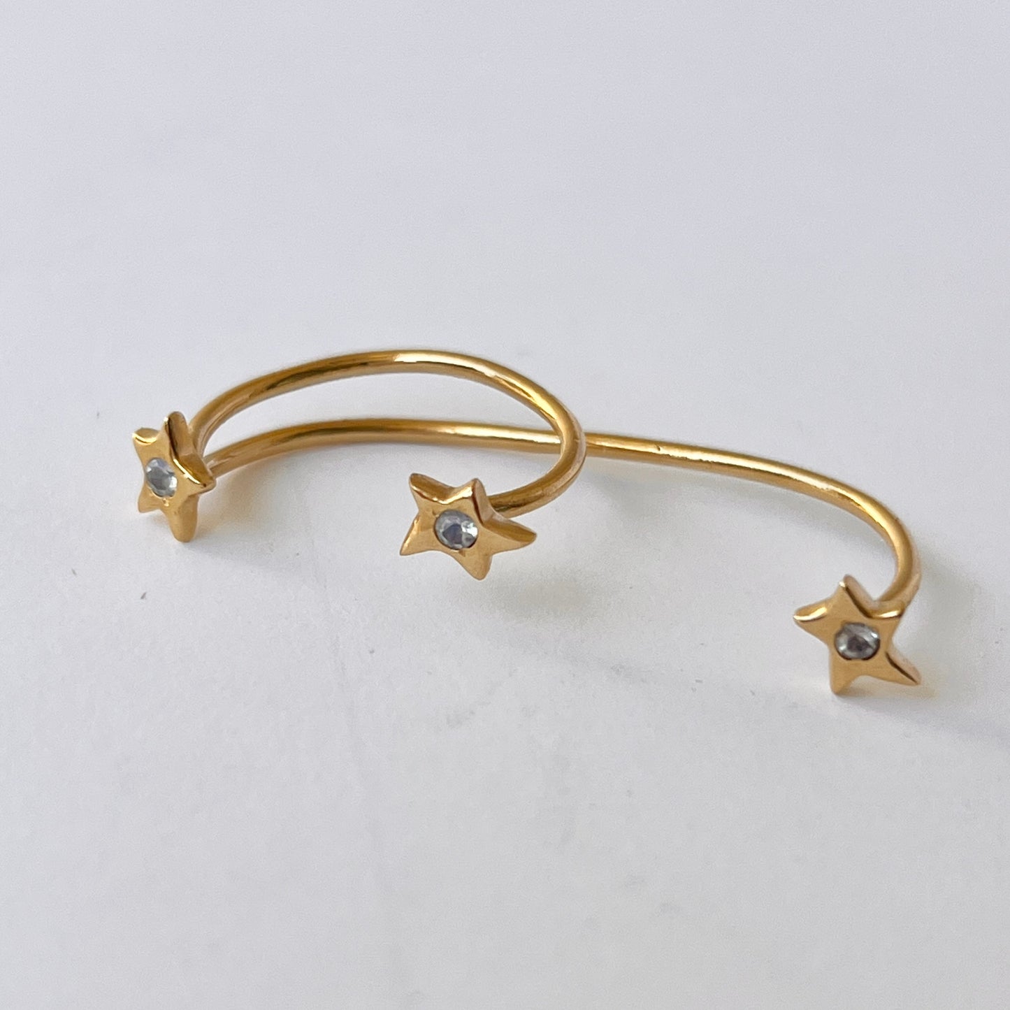 [ moon stone ] orion ring gold [ free size ]