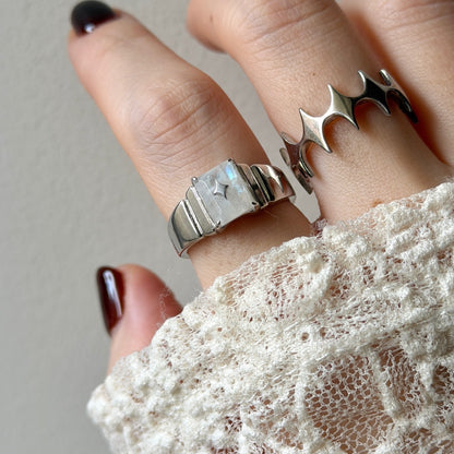 [ moon stone ] telescope silver