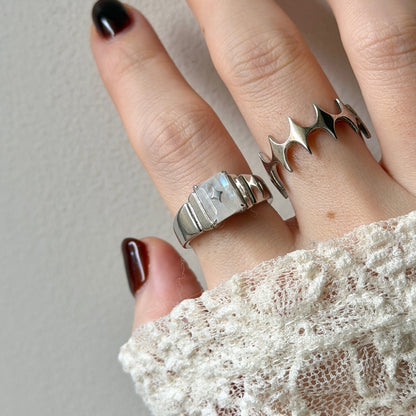 [ moon stone ] telescope silver