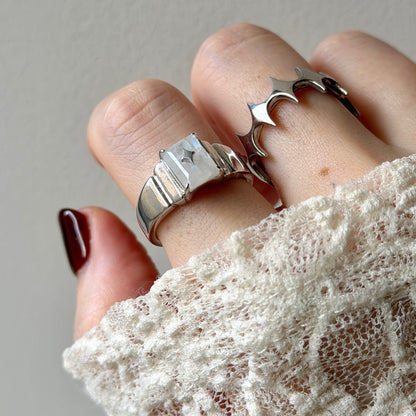 [ moon stone ] telescope silver