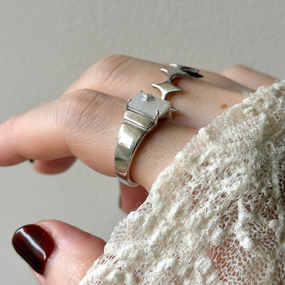 [ moon stone ] telescope silver