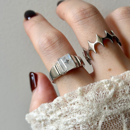 [ moon stone ] telescope silver