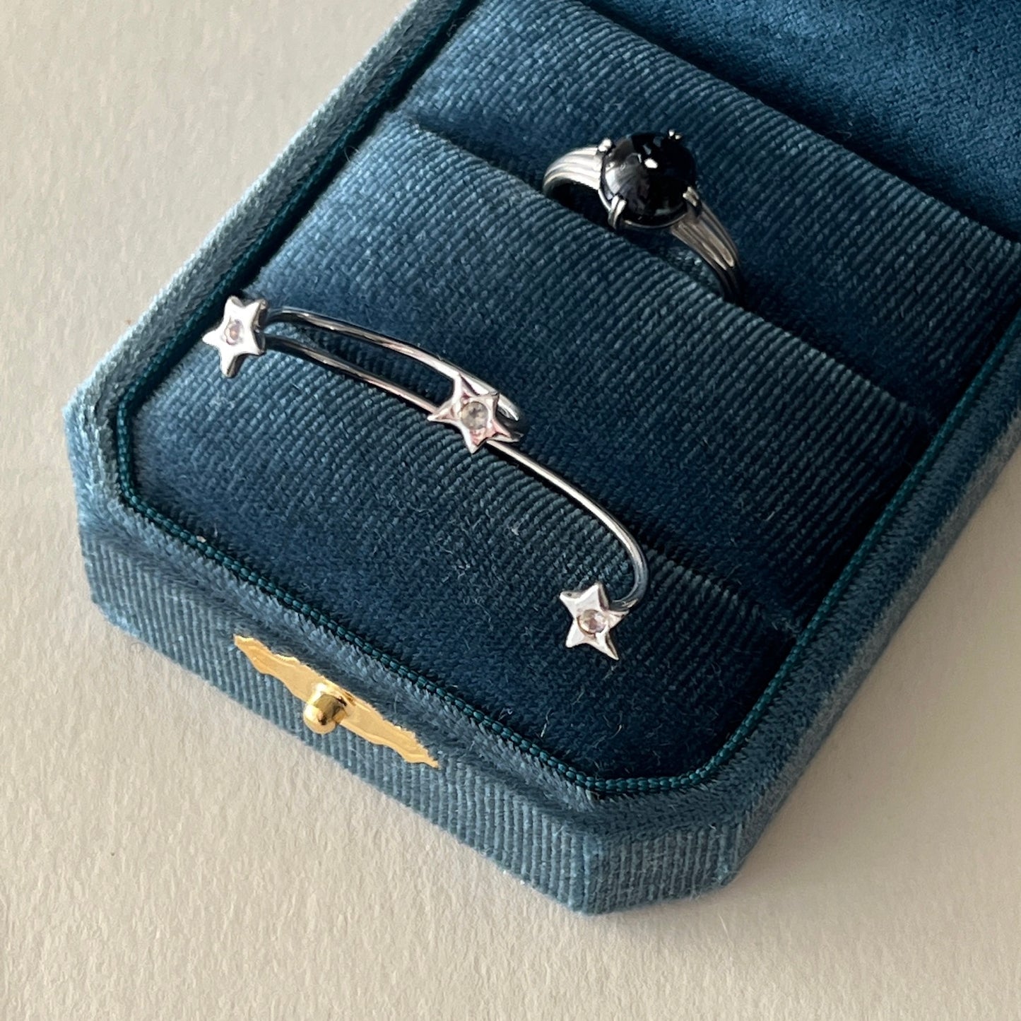 [ moon stone ] orion ring silver [ free size ]