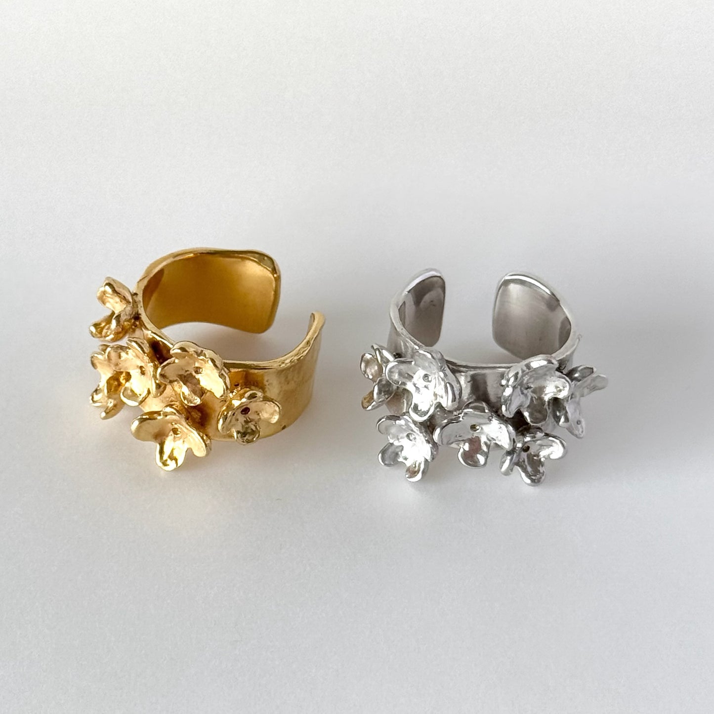[ silver ] mimosa ring