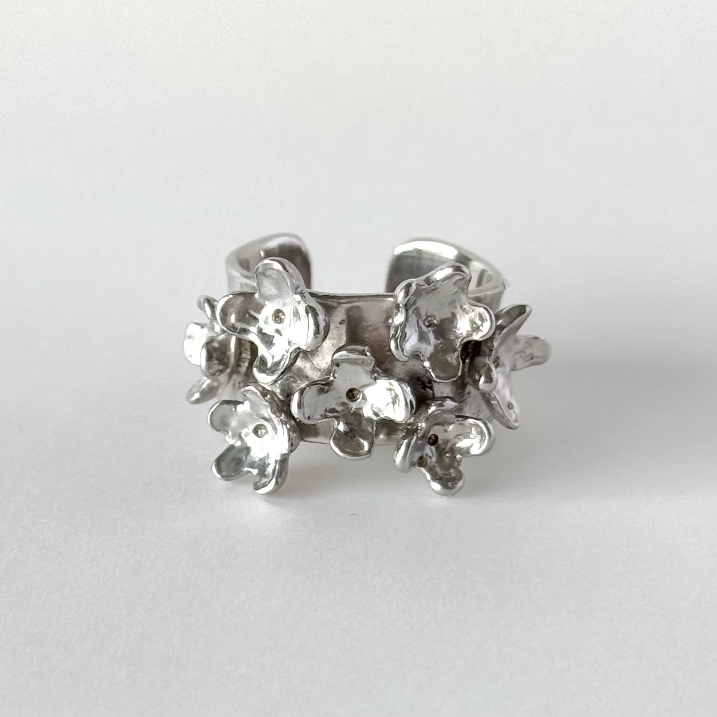 [ silver ] mimosa ring