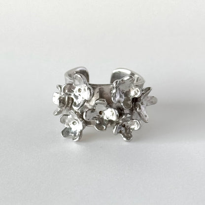 [ silver ] mimosa ring