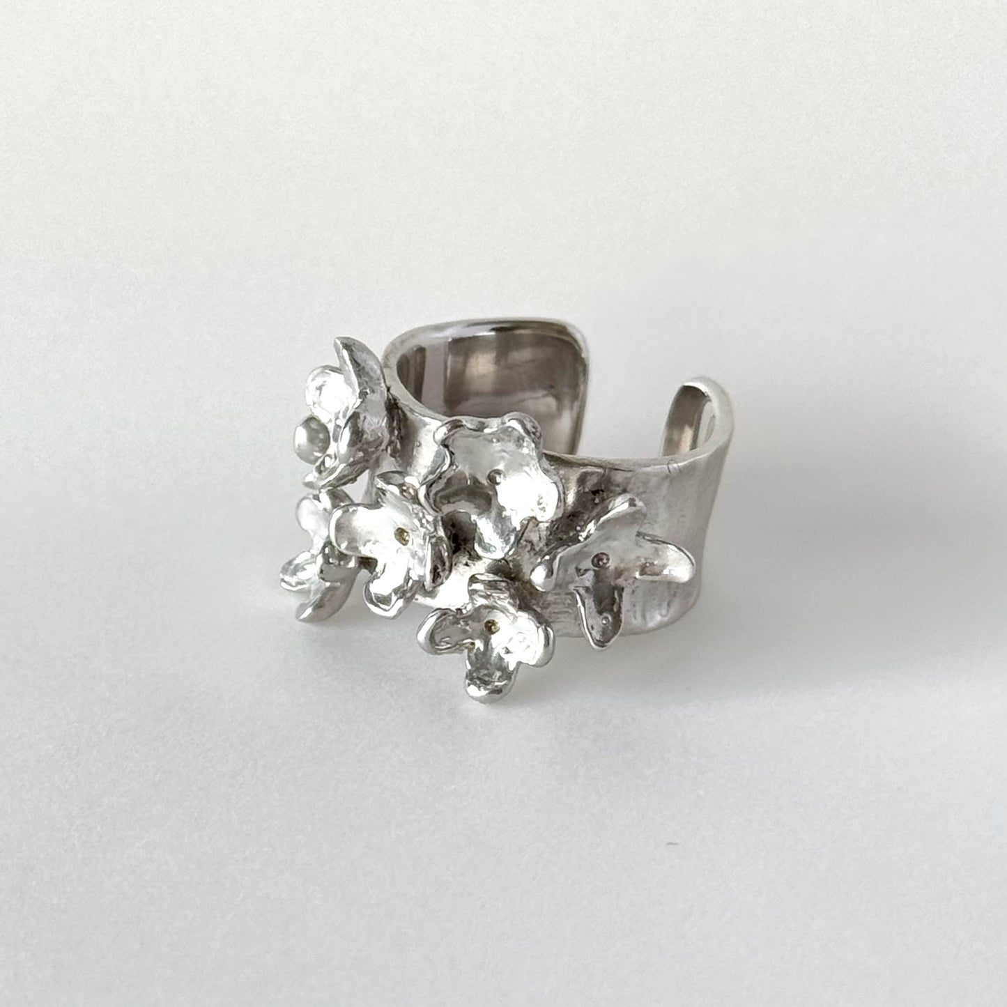 [ silver ] mimosa ring