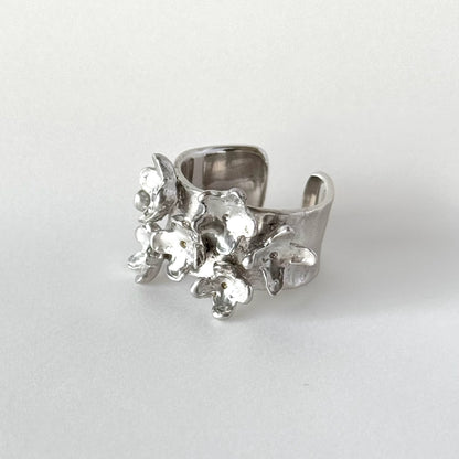 [ silver ] mimosa ring