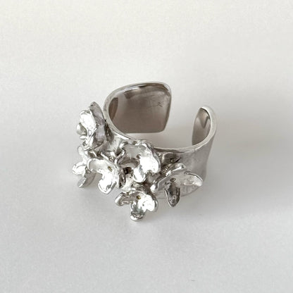 [ silver ] mimosa ring