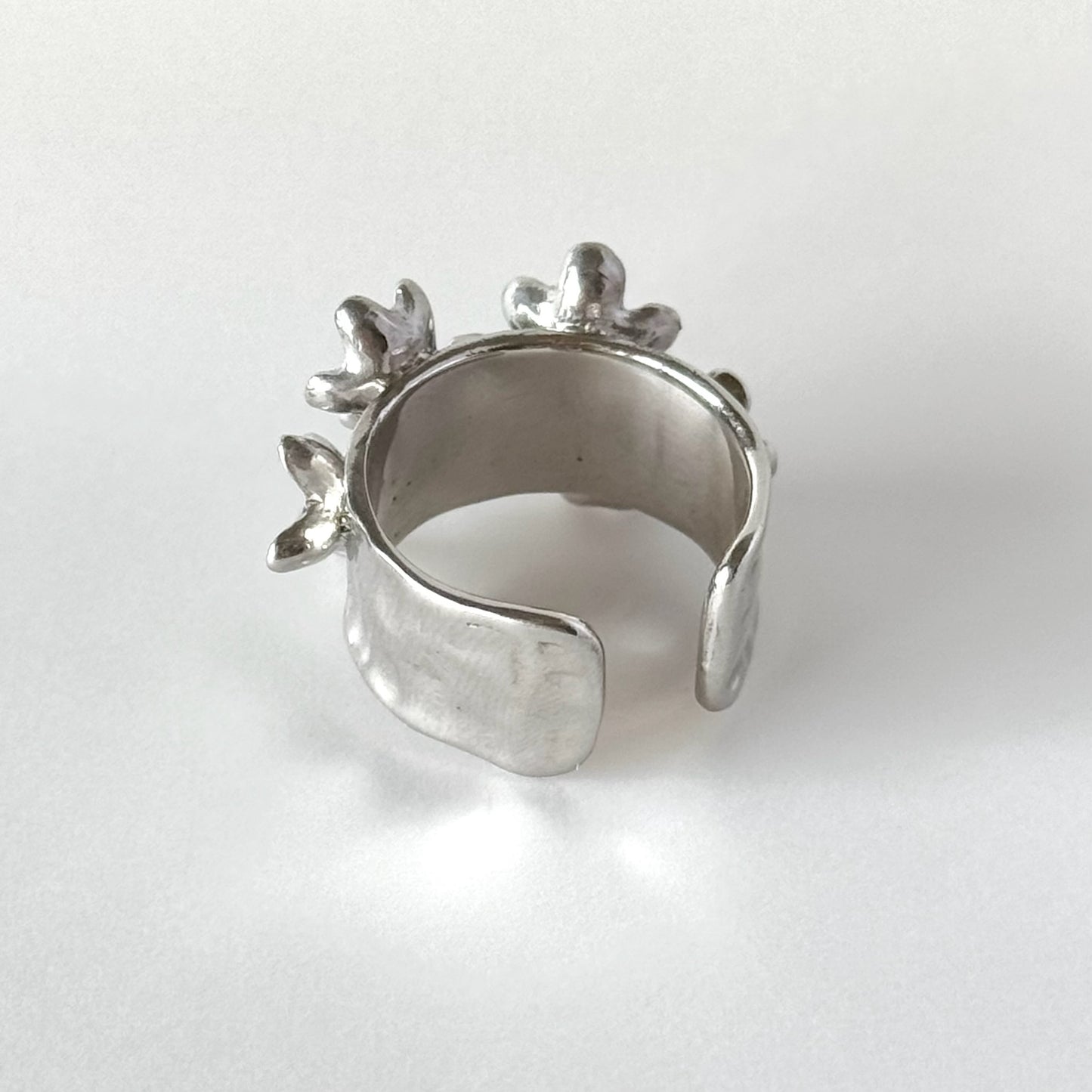 [ silver ] mimosa ring