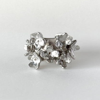 [ silver ] mimosa ring