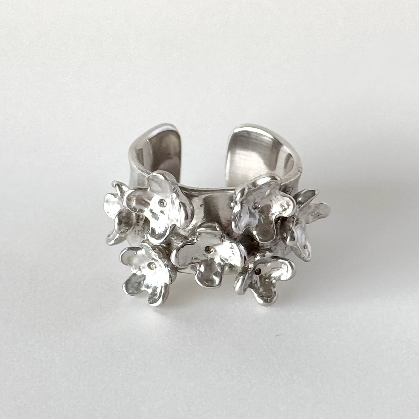 [ silver ] mimosa ring