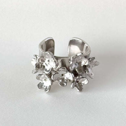 [ silver ] mimosa ring