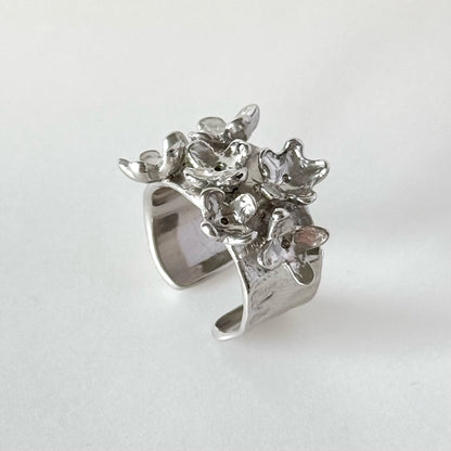 [ silver ] mimosa ring