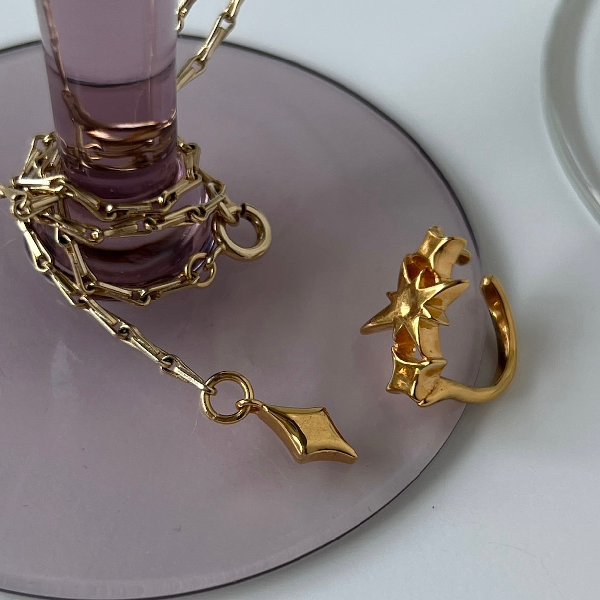 [ gold ] ptolemaeus earcuff [ free size ]