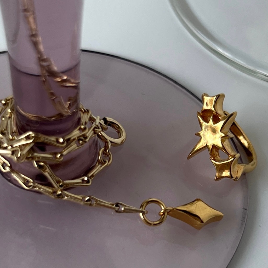 [ gold ] ptolemaeus necklace [ free size ]