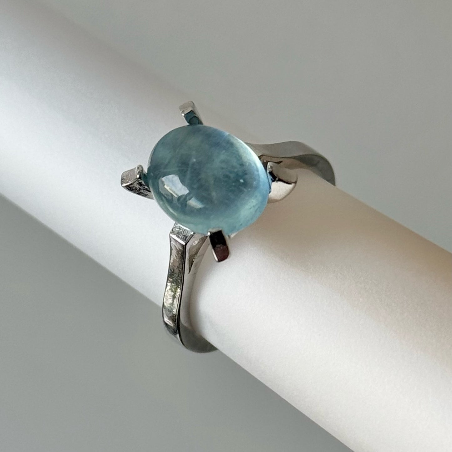 [ aqua marine ] classic silver [ free size ]