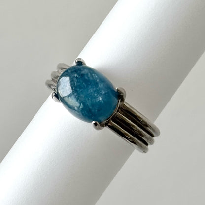 [ green  kyanite ] trois silver