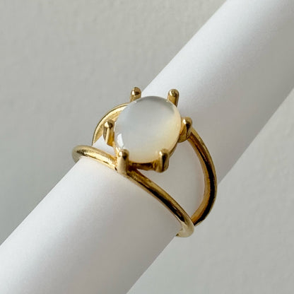 [ white shell ] double gold [ free size ]