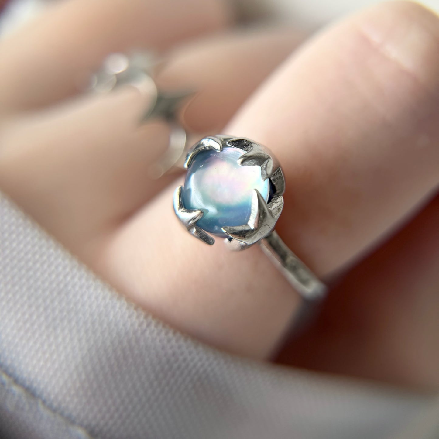 [ lapis lazuli quartz triplet ] luce ring silver
