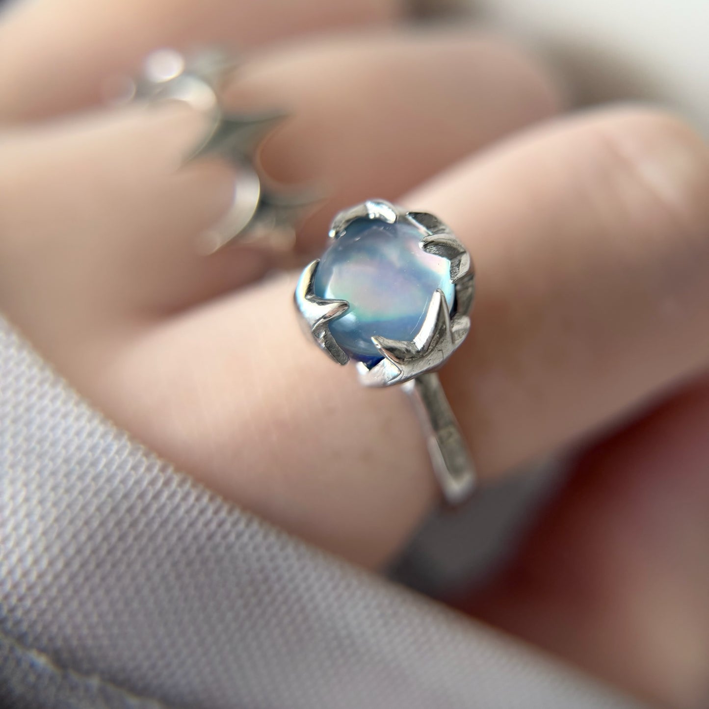 [ lapis lazuli quartz triplet ] luce ring silver
