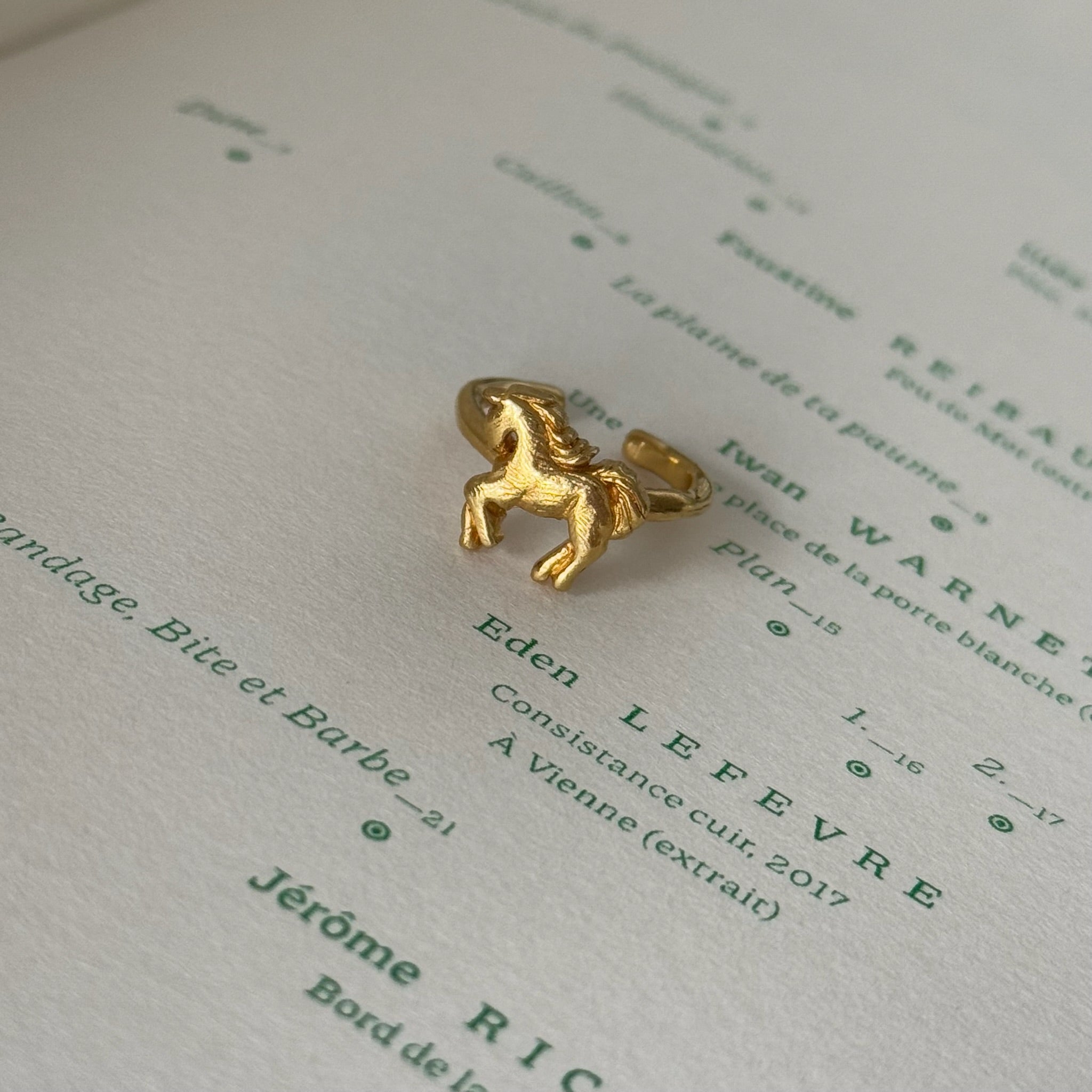 gold ] pony pinky [ free size ] – POMUM&ARTS
