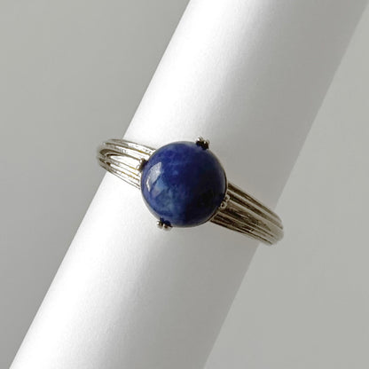 [ sodalite ] croissant silver