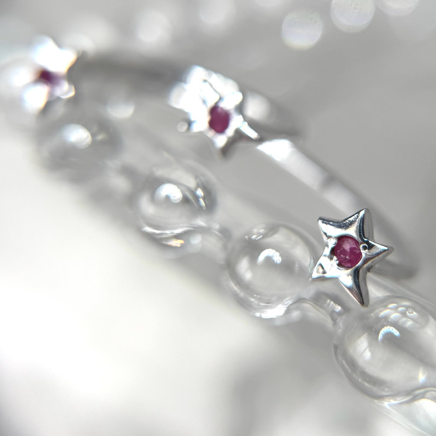 [ ruby ] orion ring silver