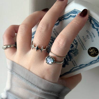 [ lapis lazuli quartz triplet ] luce ring silver