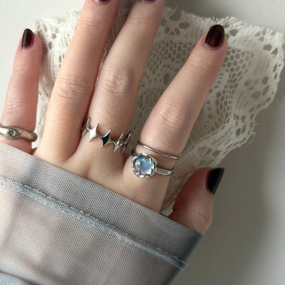 [ lapis lazuli quartz triplet ] luce ring silver