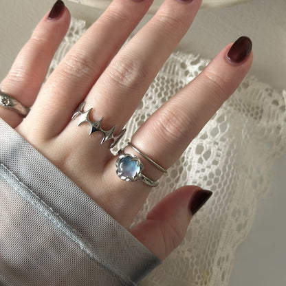 [ lapis lazuli quartz triplet ] luce ring silver