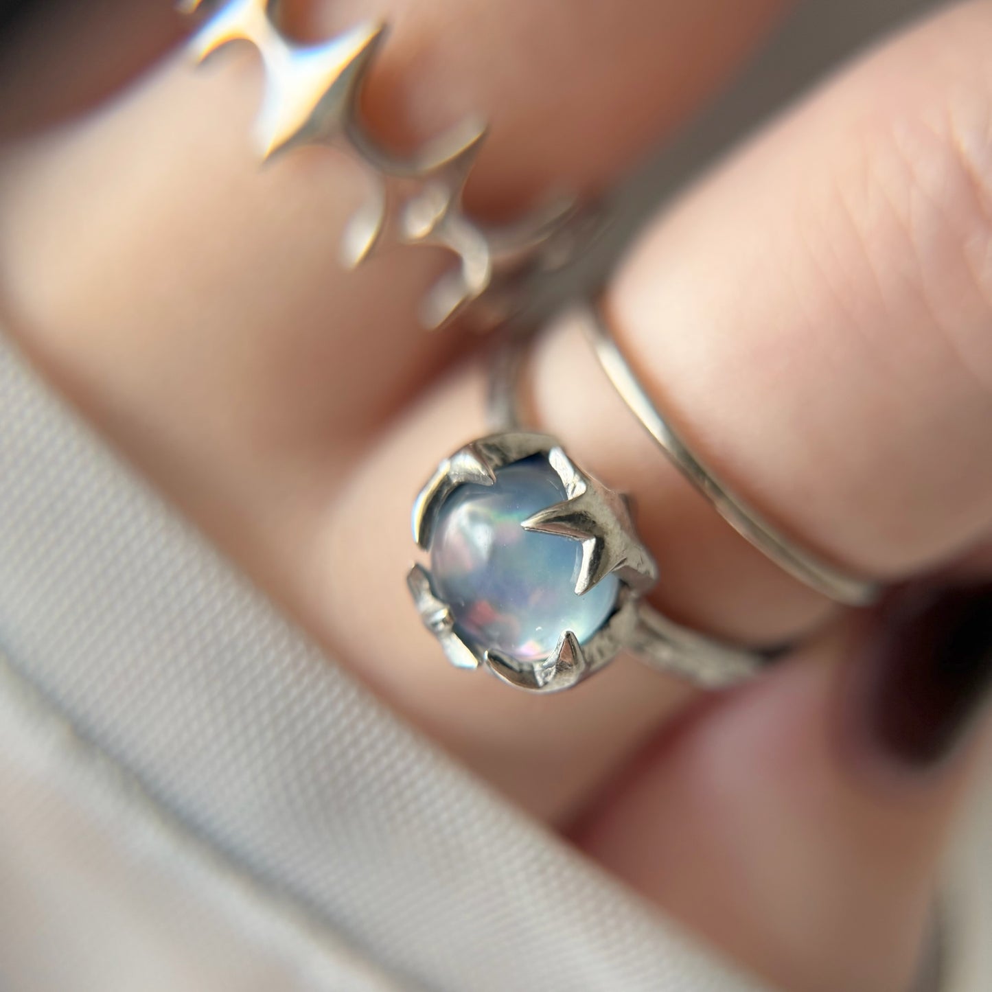 [ lapis lazuli quartz triplet ] luce ring silver