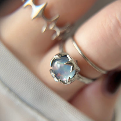 [ lapis lazuli quartz triplet ] luce ring silver