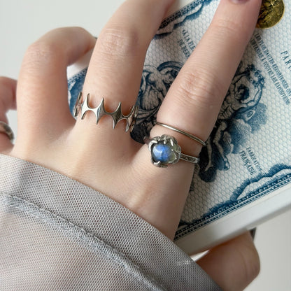 [ labradorite ] luce ring silver
