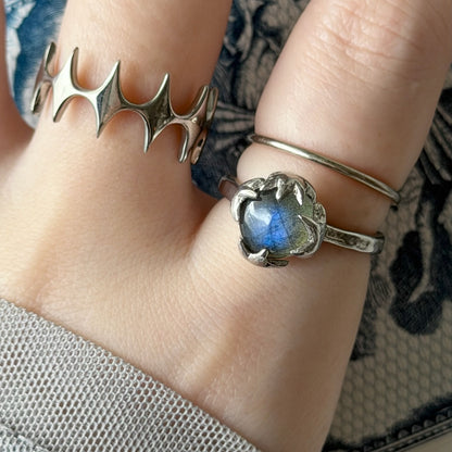 [ labradorite ] luce ring silver