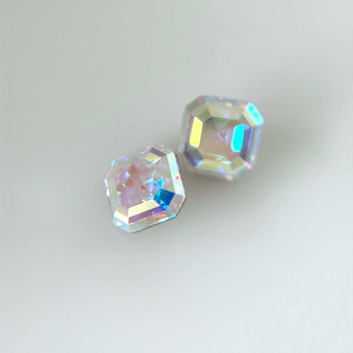 [ aurora crystal ]  melt ring  gold