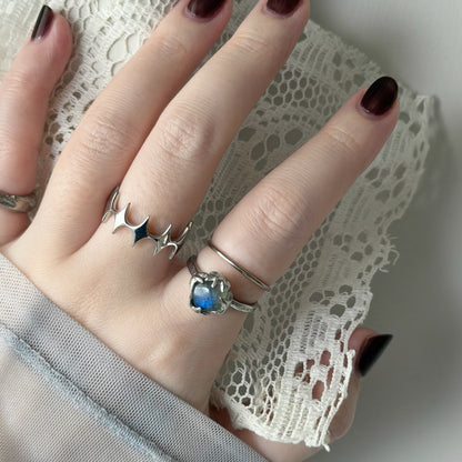 [ labradorite ] luce ring silver