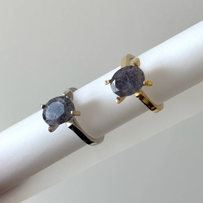 [ bloodshot Iolite ] classic gold [ free size ]