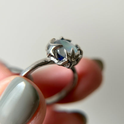 [ lapis lazuli quartz triplet ] luce ring silver