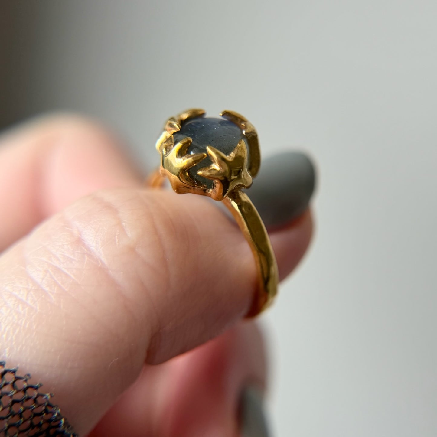 [ labradorite ] luce ring gold