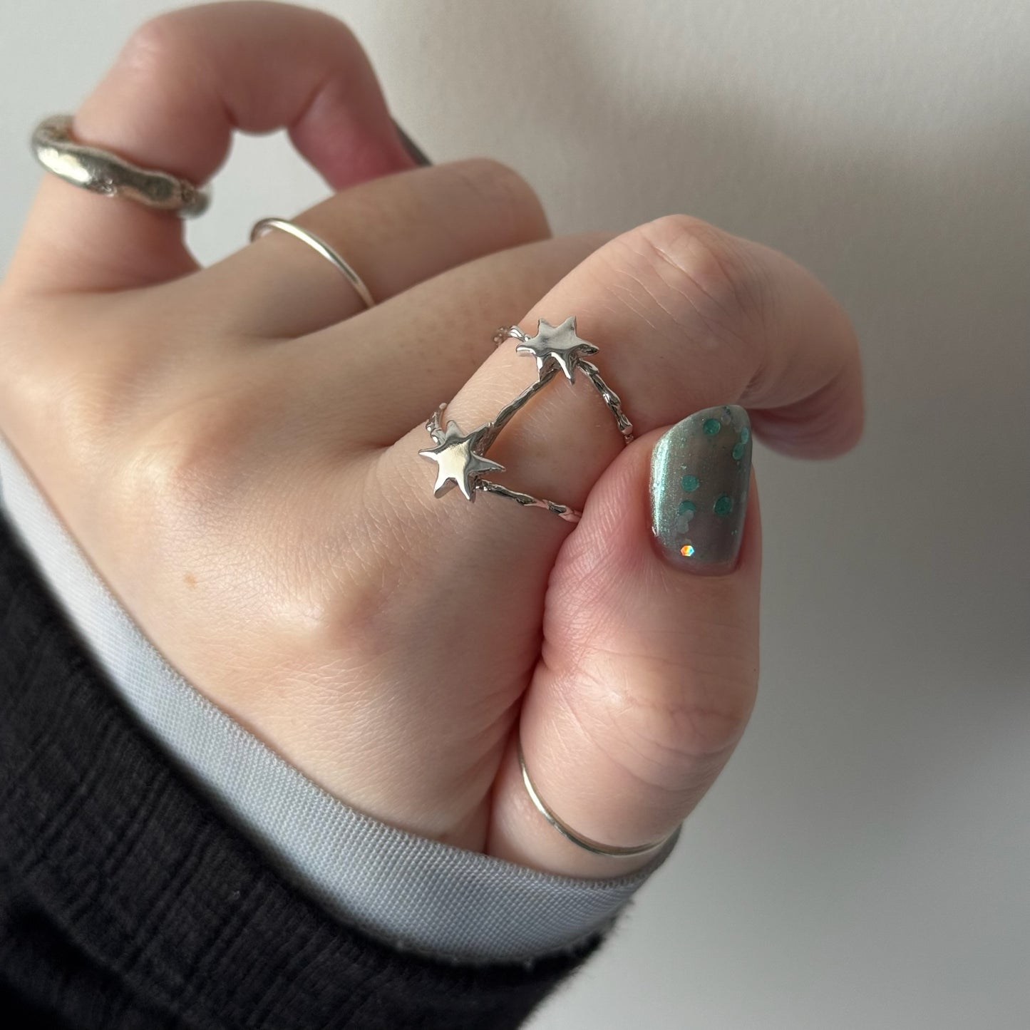 [ silver ] luminous [ free size ]