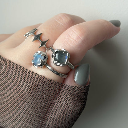 [ lapis lazuli quartz triplet ] luce ring silver