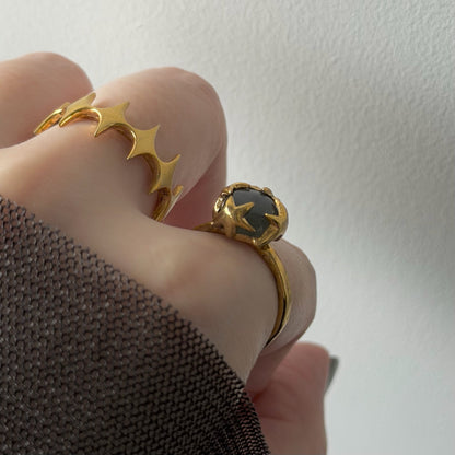 [ labradorite ] luce ring gold