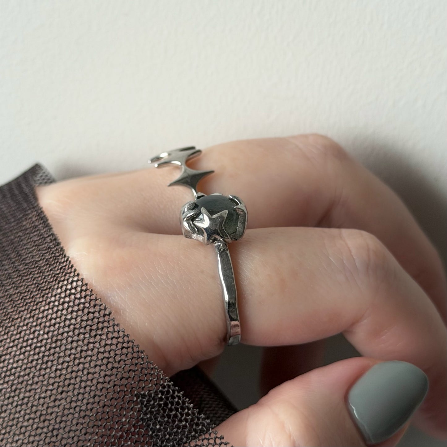 [ lapis lazuli quartz triplet ] luce ring silver