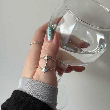 [ silver ] luminous [ free size ]