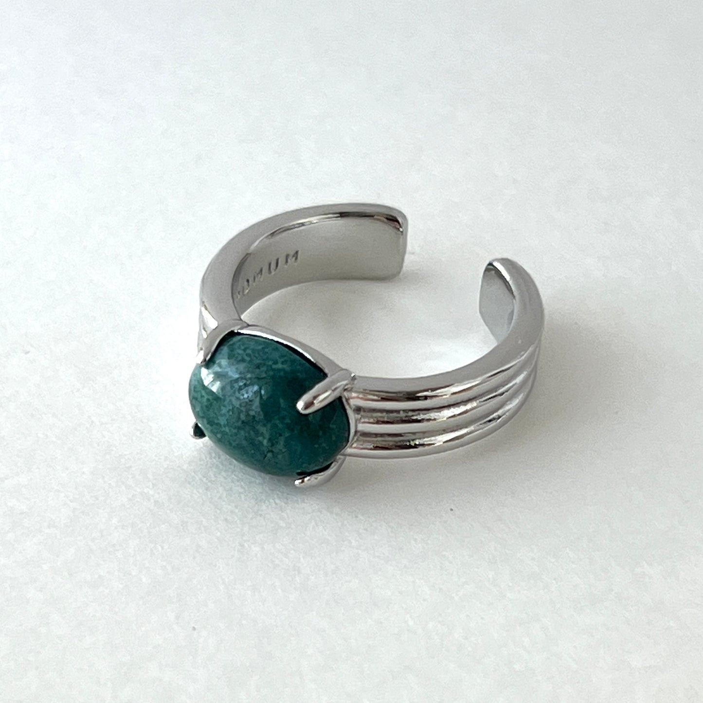 [ moss agate ] trois silver