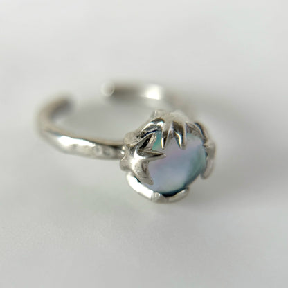 [ lapis lazuli quartz triplet ] luce ring silver