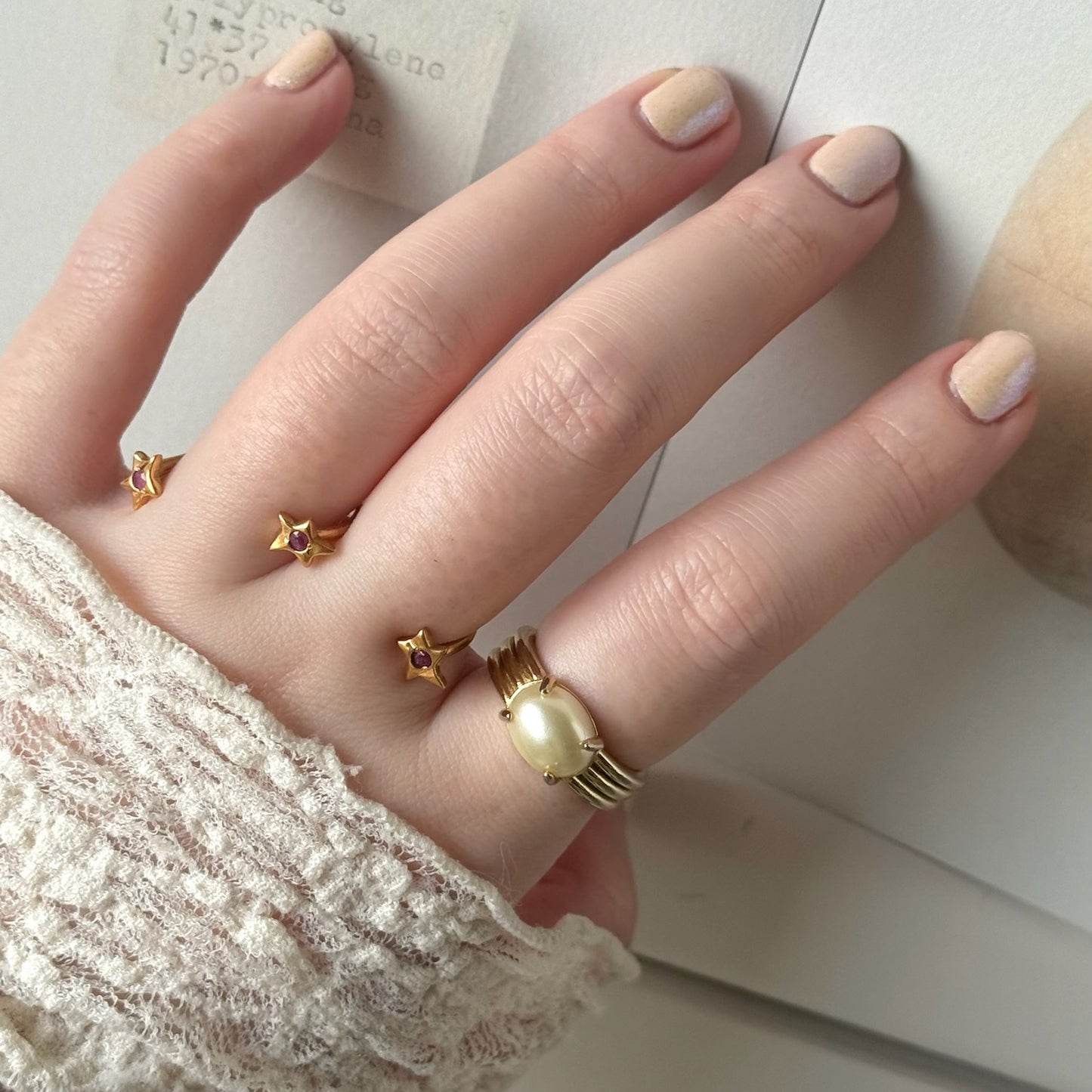 [ ruby ] orion ring gold